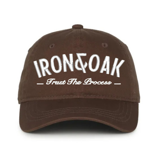 Trust The Process Dad Hat - Brown