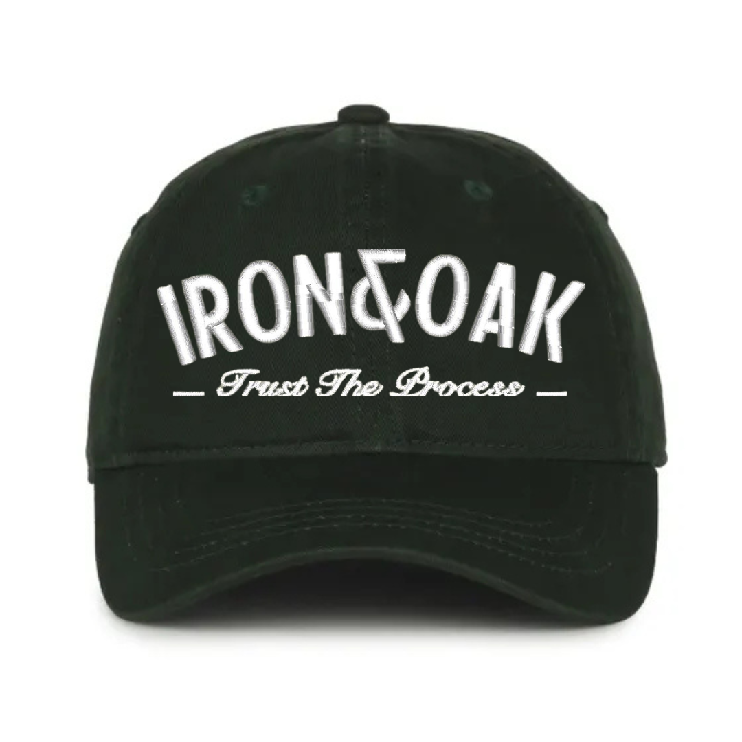 Trust The Process Dad Hat - Forest Green