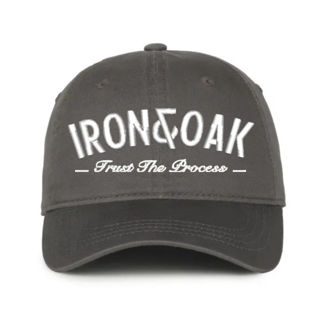 Trust The Process Dad Hat - Charcoal