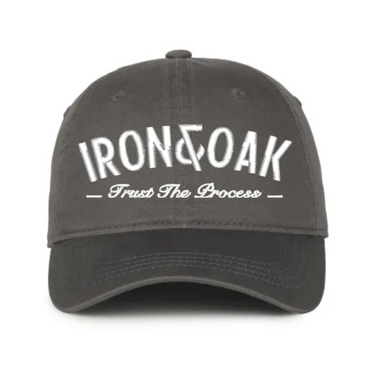 Trust The Process Dad Hat - Charcoal